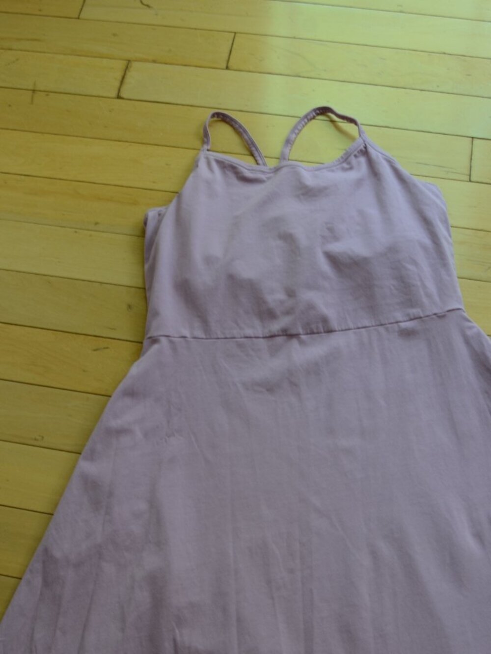 Pact Purple Fit And Flare Midi Dress Organic Cotton Size XL - Picture 3 of 10